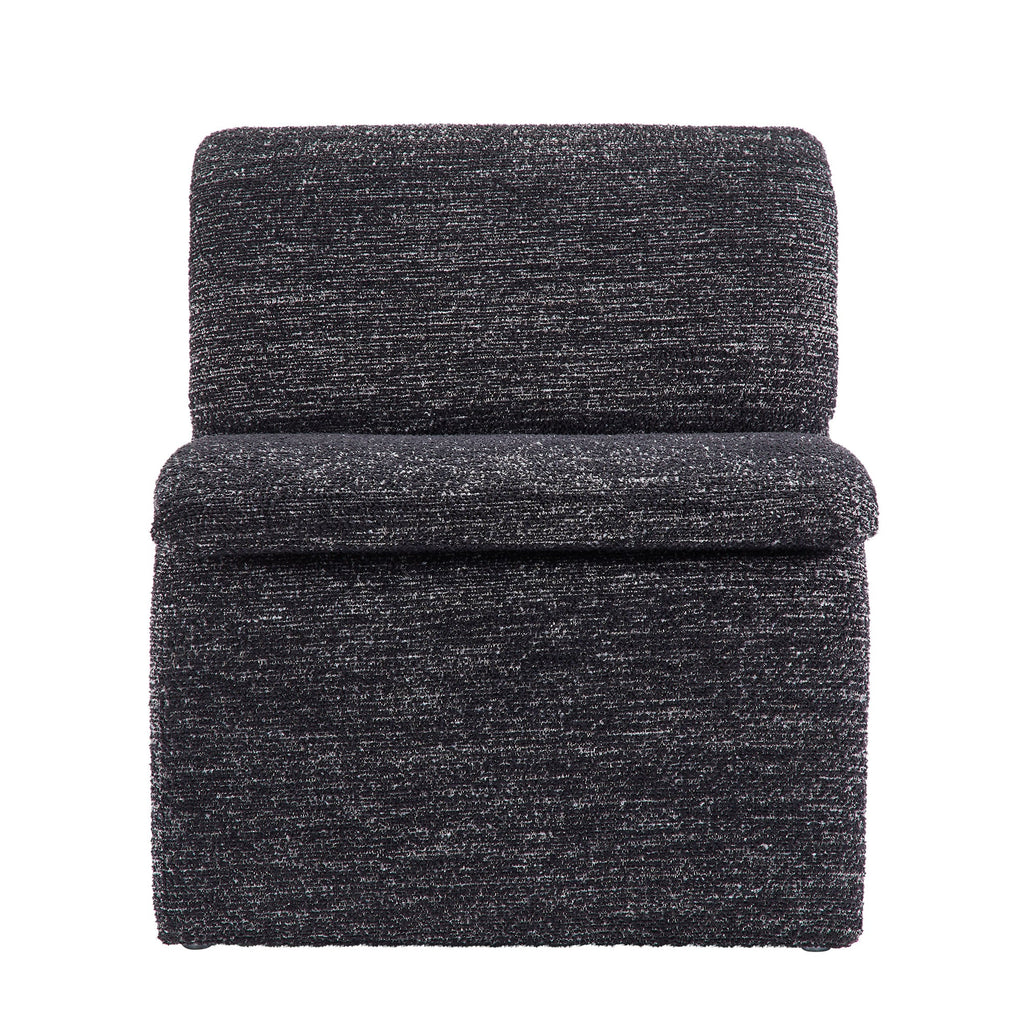 Lume Boucle Upholstered Armless Accent Chair by Modway