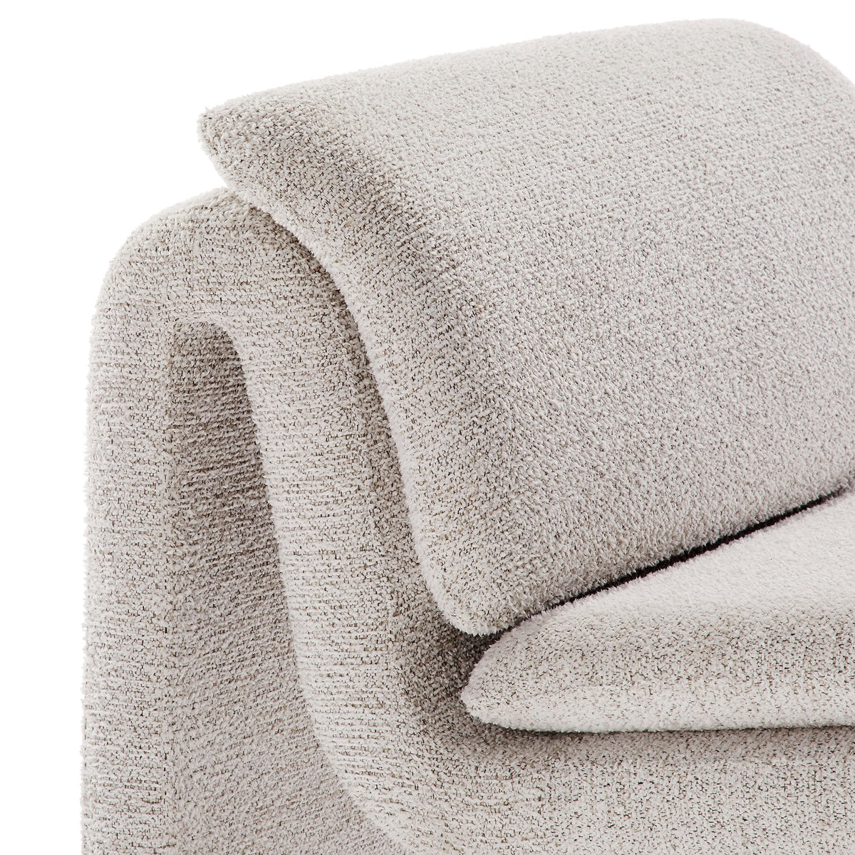 Lume Boucle Upholstered Armless Accent Chair by Modway
