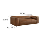 Auren Upholstered Vegan Leather Sofa by Modway