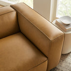 Auren Upholstered Vegan Leather Modular Right Armchair by Modway