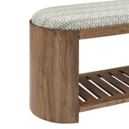 Ashby 45" Geometric Upholstered Bench by Modway