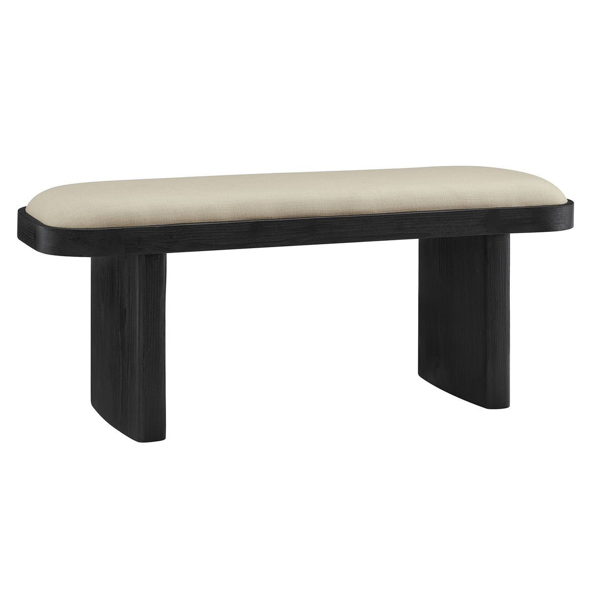 Iver 43" Upholstered Wood Accent Bench by Modway