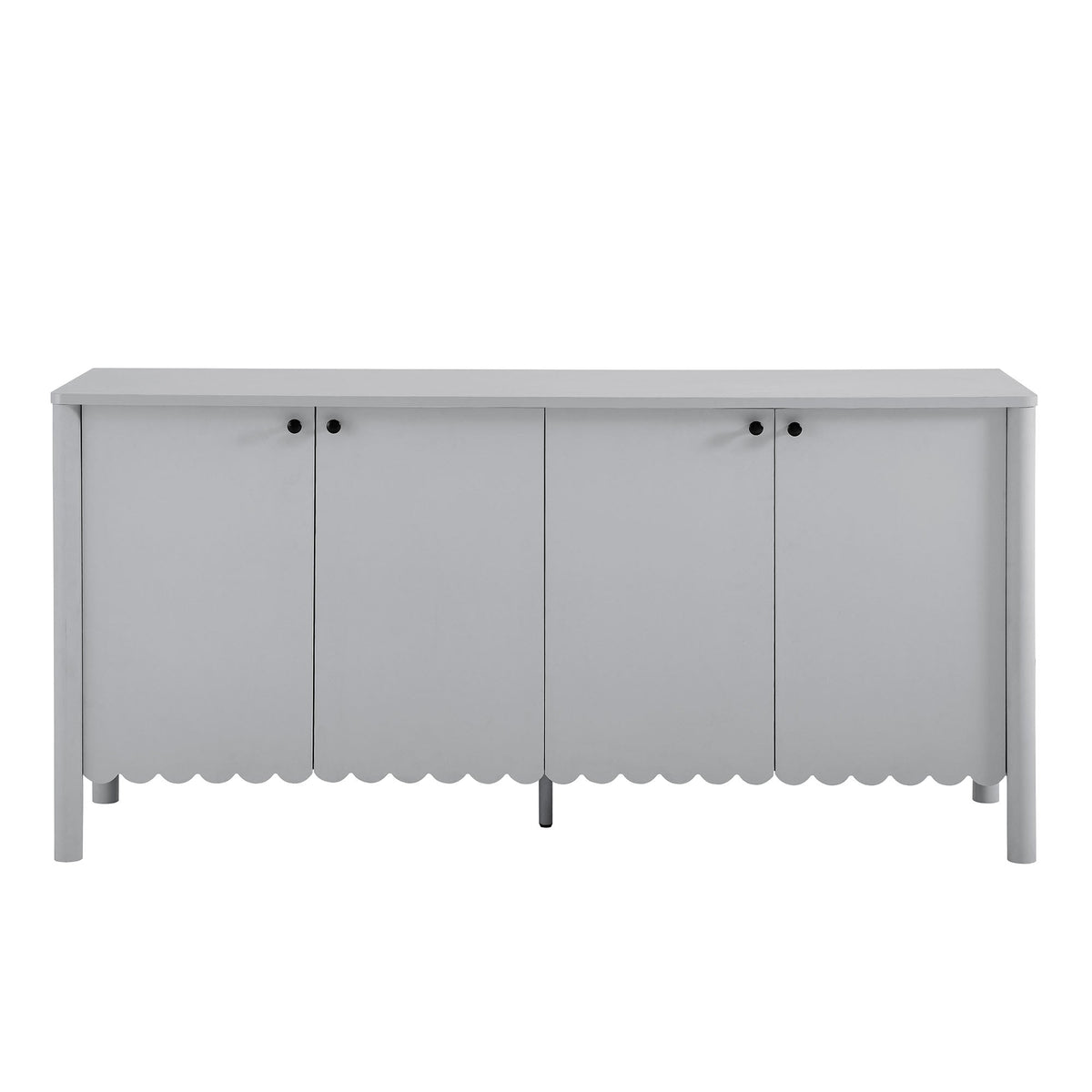 Emmeline 66" 4-Door Scalloped Sideboard Cabinet by Modway