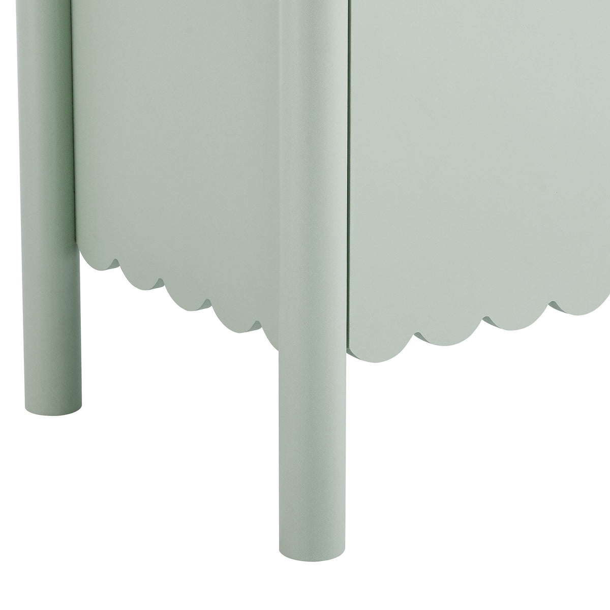 Emmeline 66" 4-Door Scalloped Sideboard Cabinet by Modway