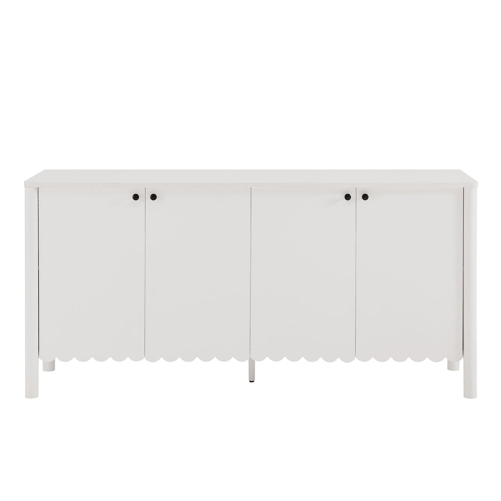 Emmeline 66" 4-Door Scalloped Sideboard Cabinet by Modway