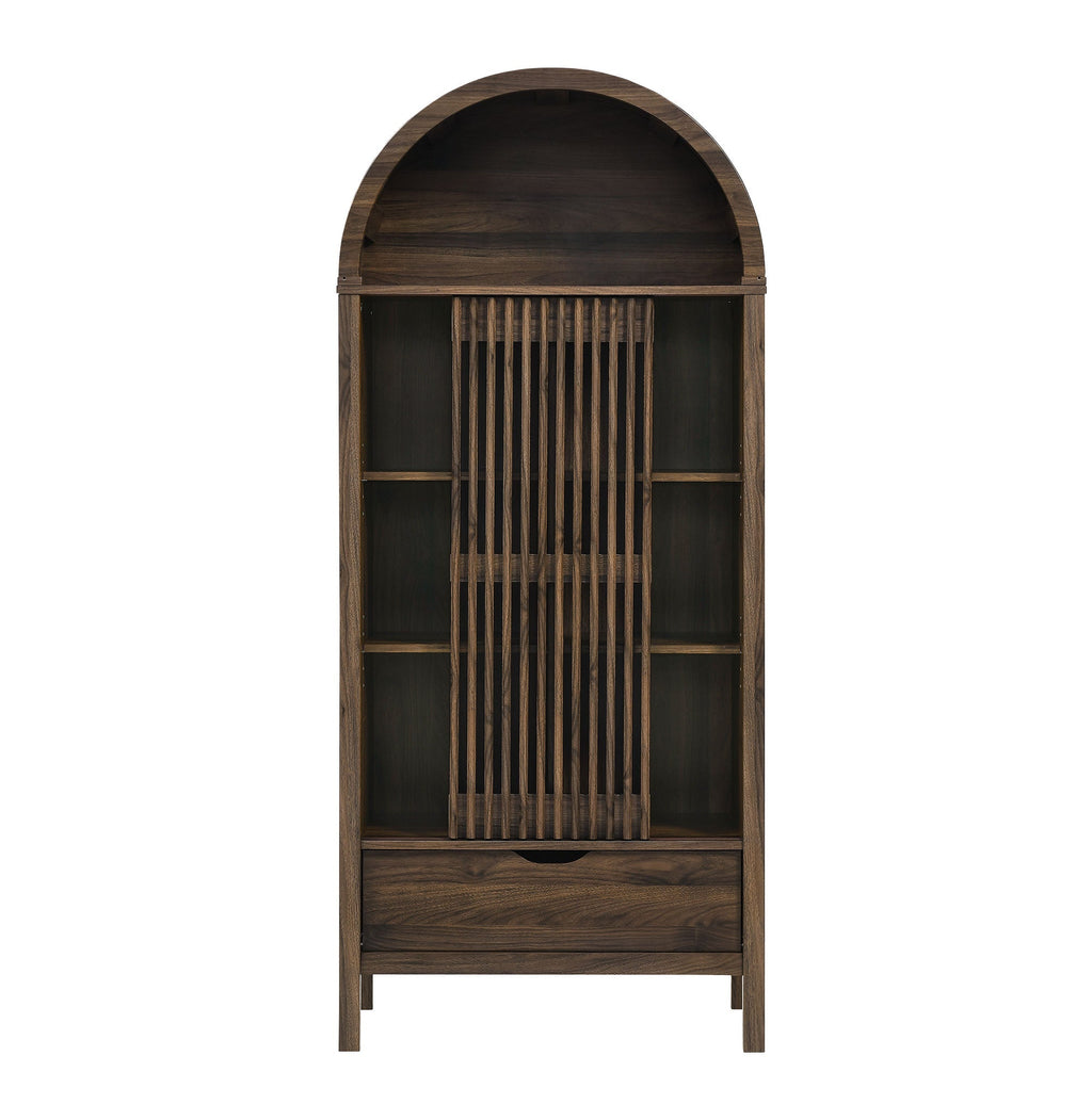Vaughn 71" Arched Storage Display Cabinet by Modway