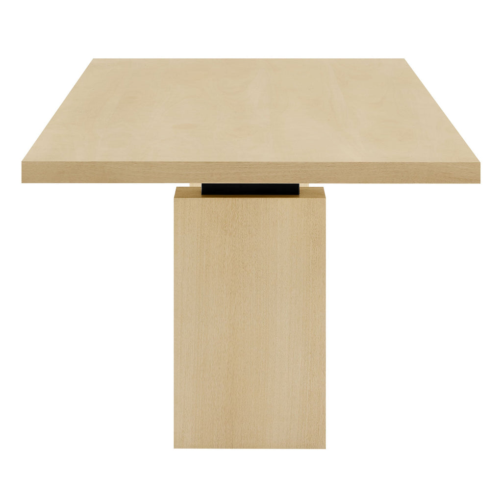 Piston 82" Rectangular Wood Dining Table by Modway