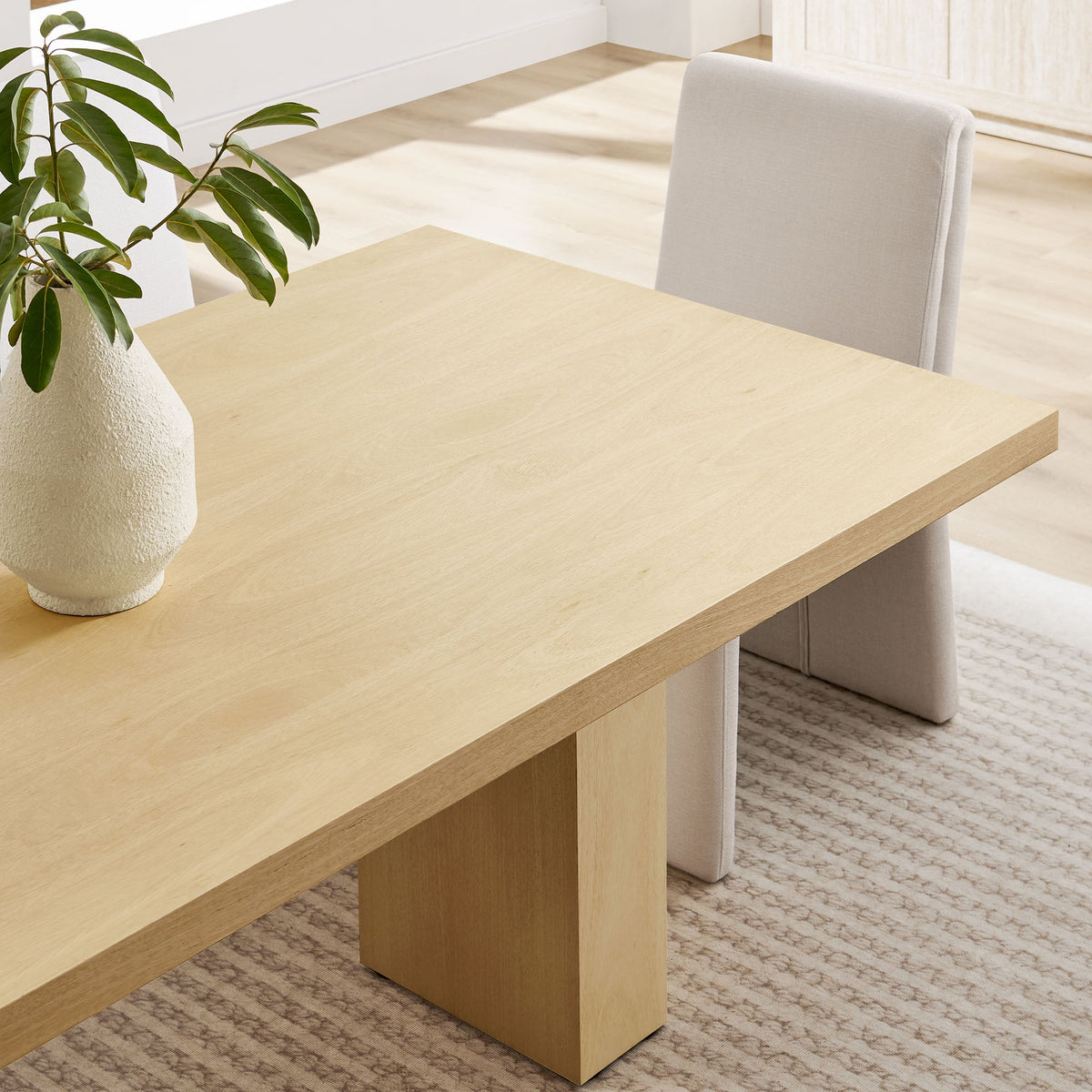 Piston 82" Rectangular Wood Dining Table by Modway