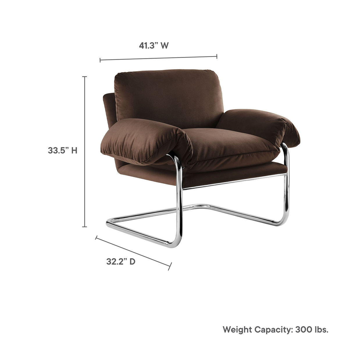 Ansel Performance Velvet Accent Chair by Modway - EEI-7181