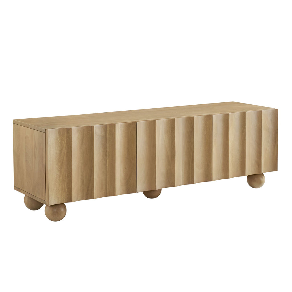 Sorren Scalloped Wood TV Stand by Modway