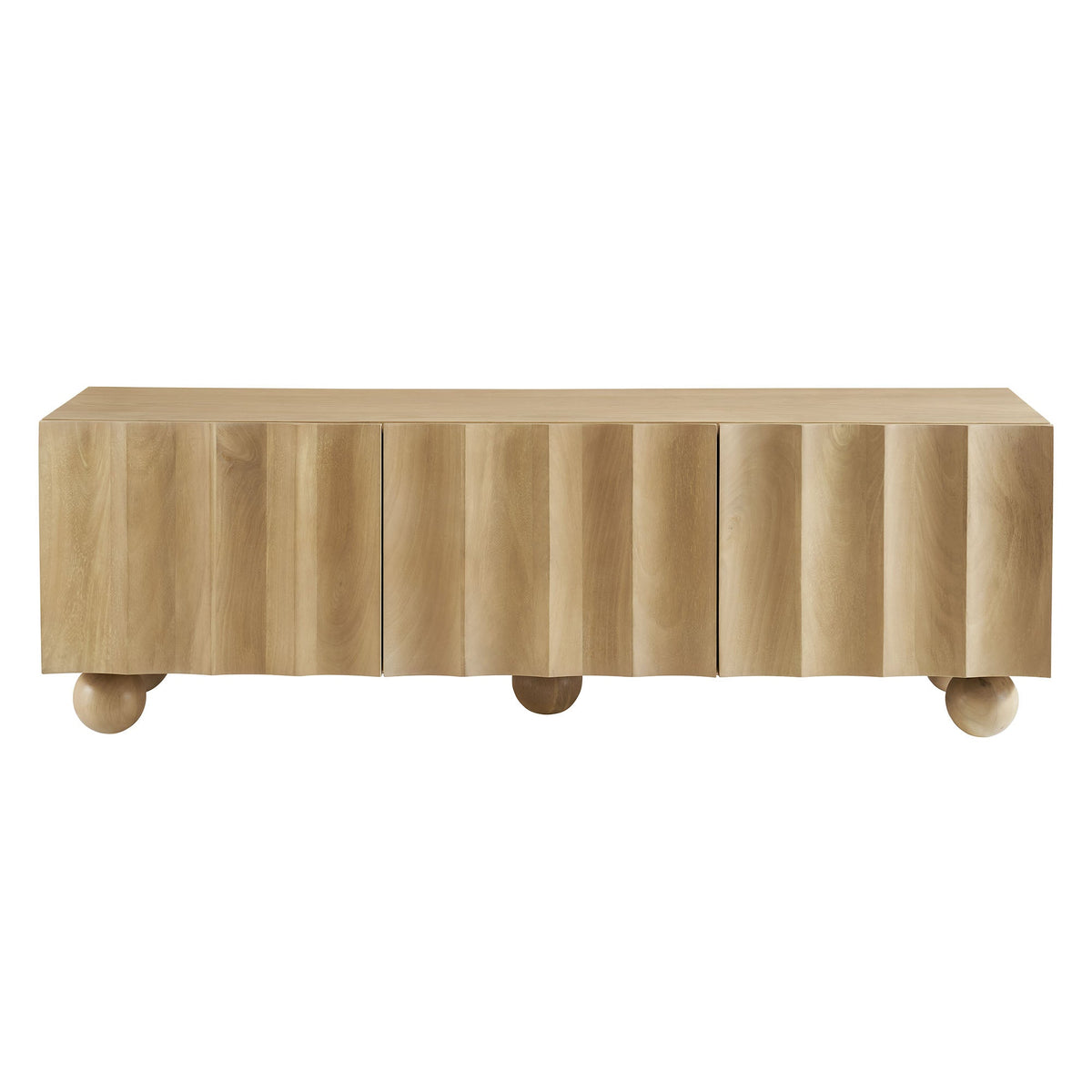 Sorren Scalloped Wood TV Stand by Modway