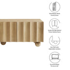 Sorren Scalloped Wood TV Stand by Modway