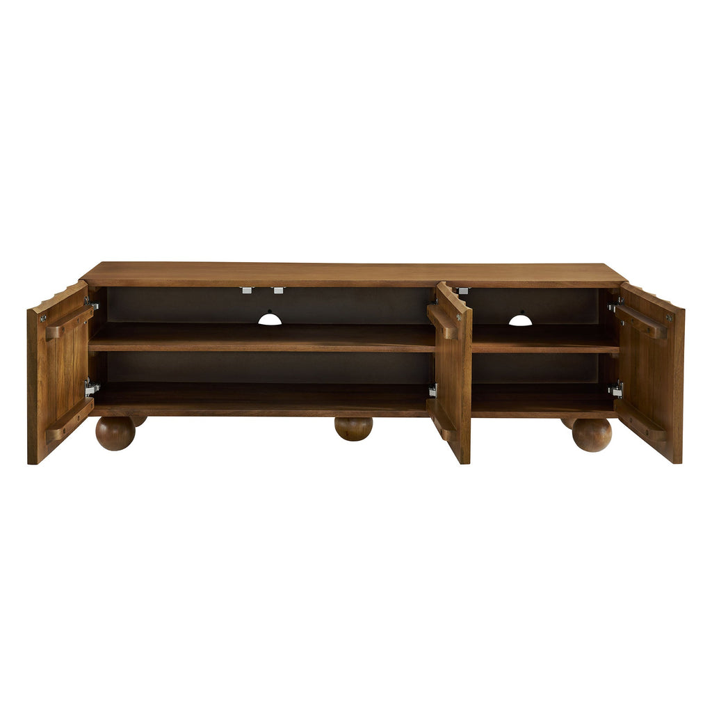 Sorren Scalloped Wood TV Stand by Modway