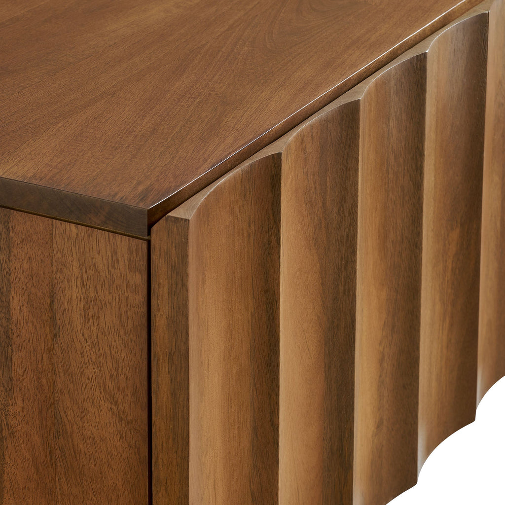 Sorren Scalloped Wood TV Stand by Modway