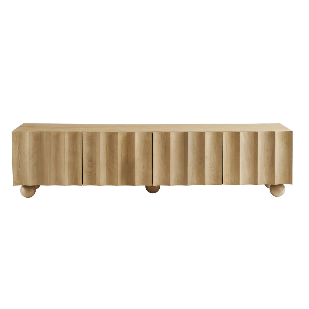 Sorren Scalloped Wood TV Stand by Modway