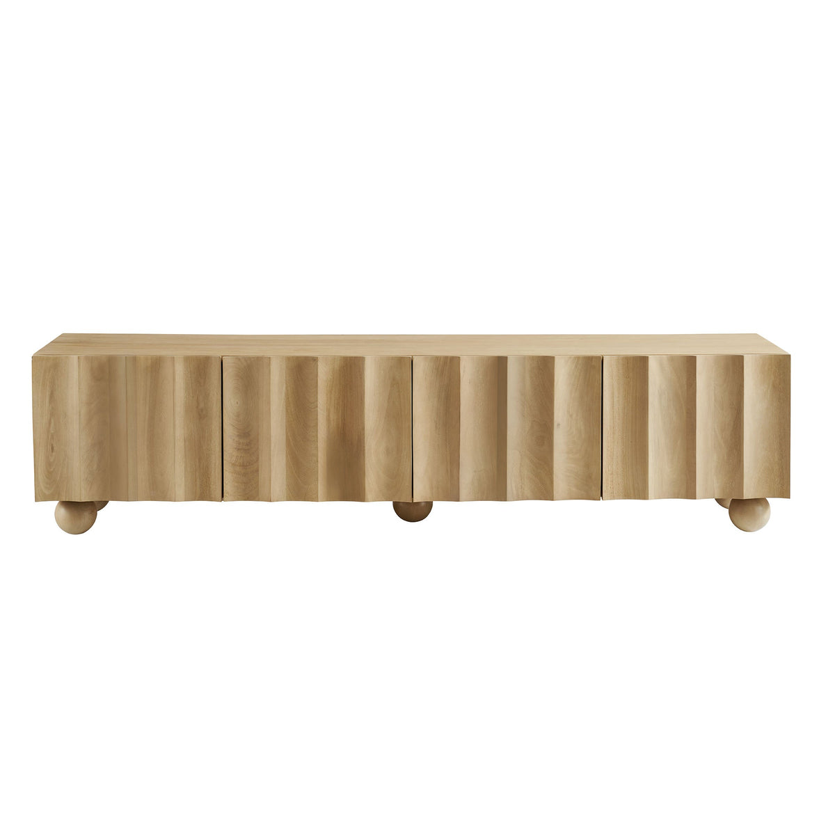 Sorren Scalloped Wood TV Stand by Modway