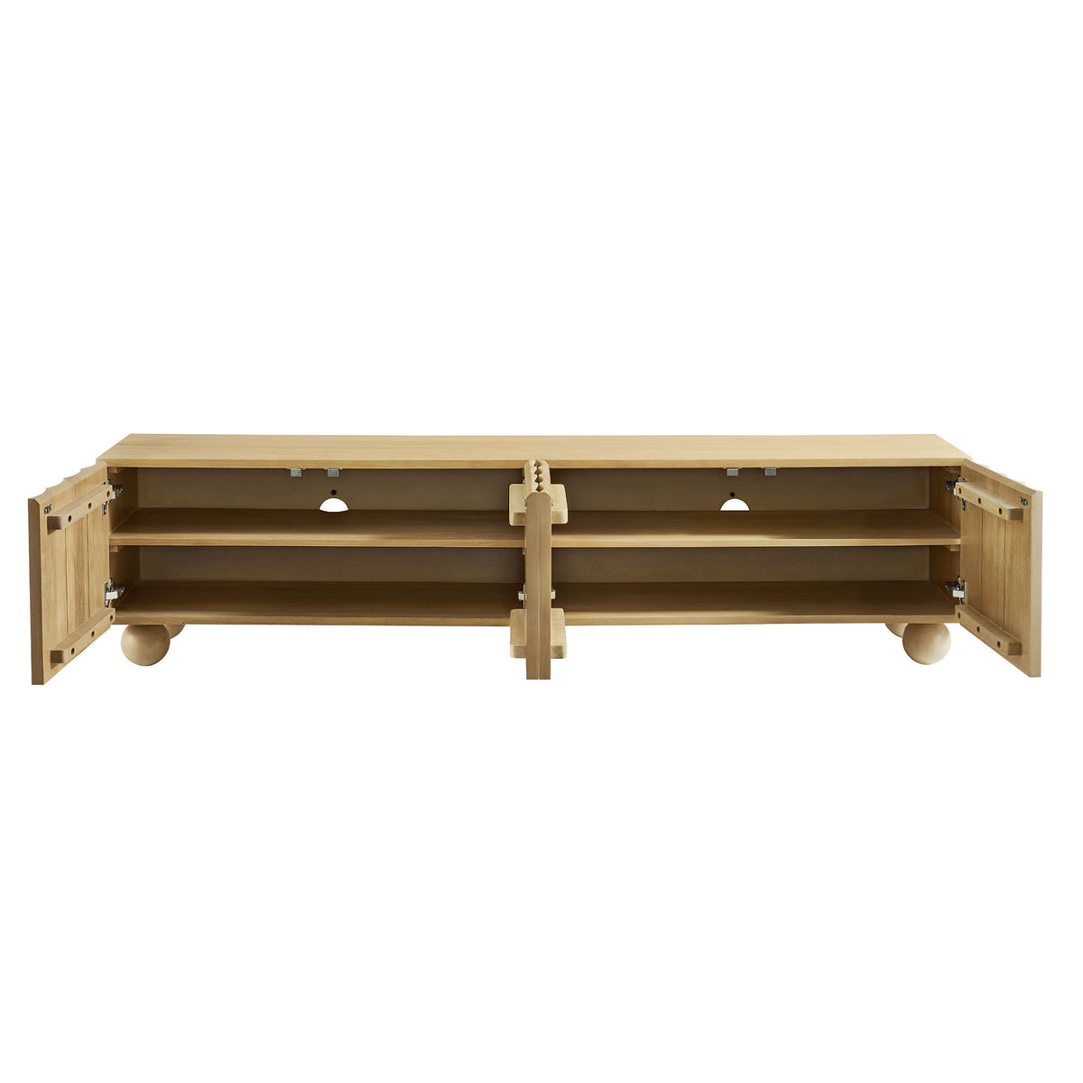 Sorren Scalloped Wood TV Stand by Modway
