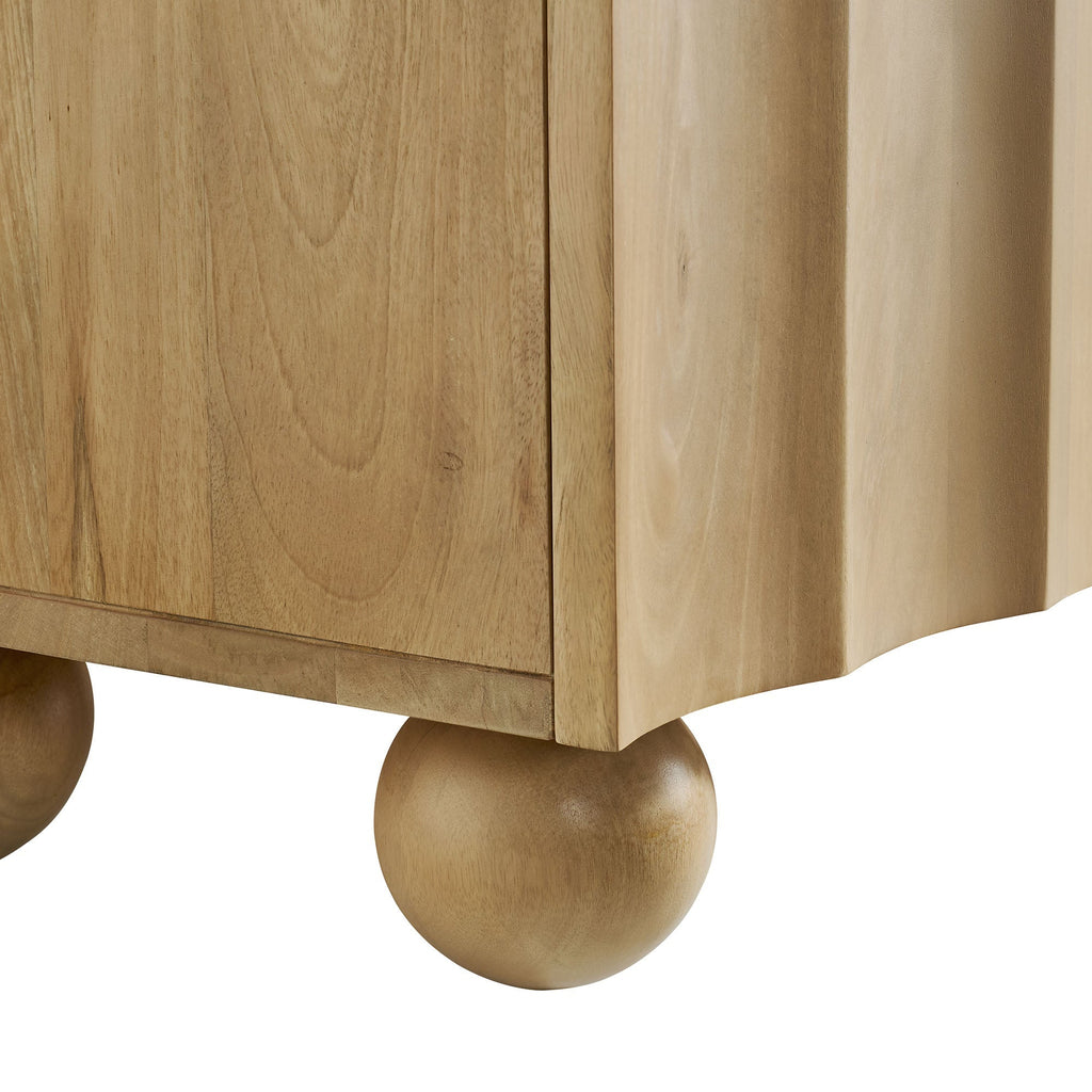 Sorren Scalloped Wood TV Stand by Modway