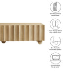 Sorren Scalloped Wood TV Stand by Modway