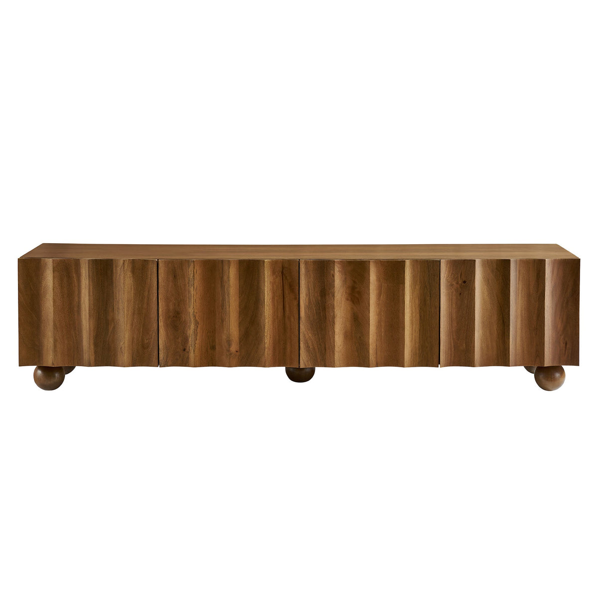 Sorren Scalloped Wood TV Stand by Modway