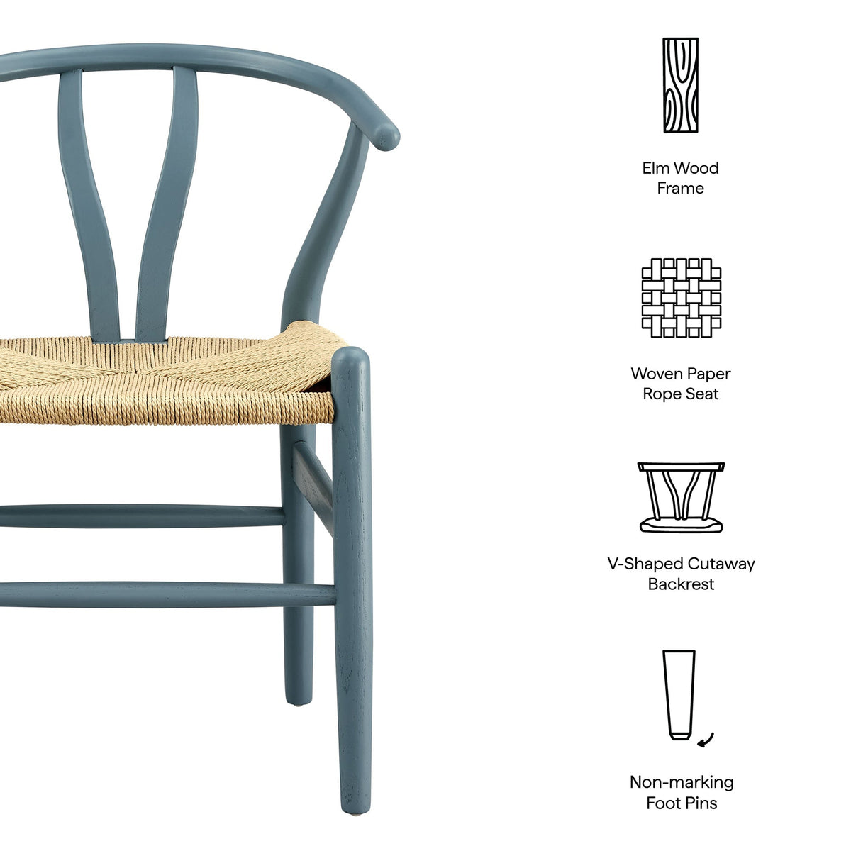 Amish 29" Wood Dining Chair by Modway