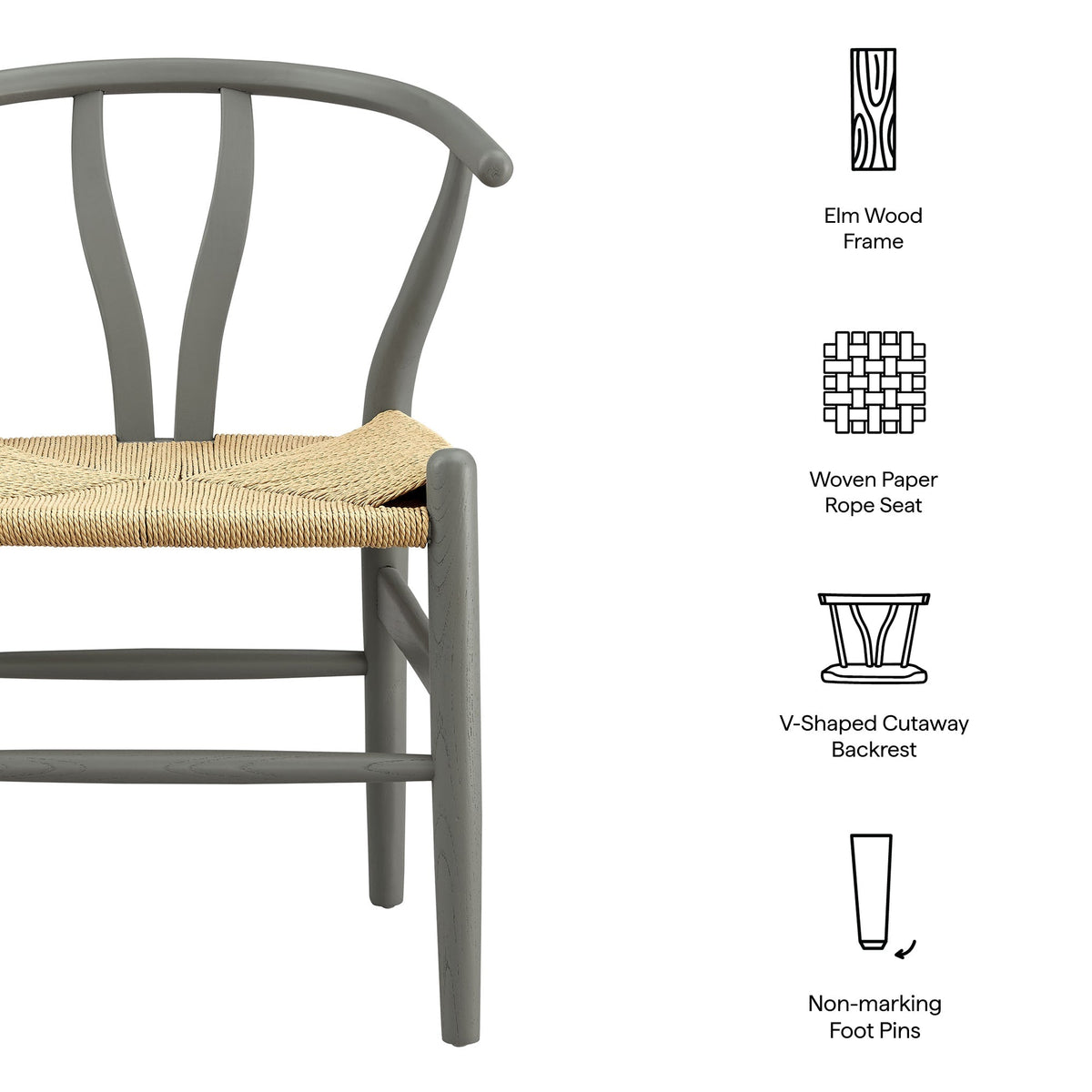 Amish 29" Wood Dining Chair by Modway