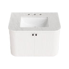 Zia Wall-Mount Bathroom Vanity with Marble Sink by Modway