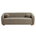 Holland 85" Chenille Fabric Sofa by Modway - Dove Gray / Navy / Taupe
