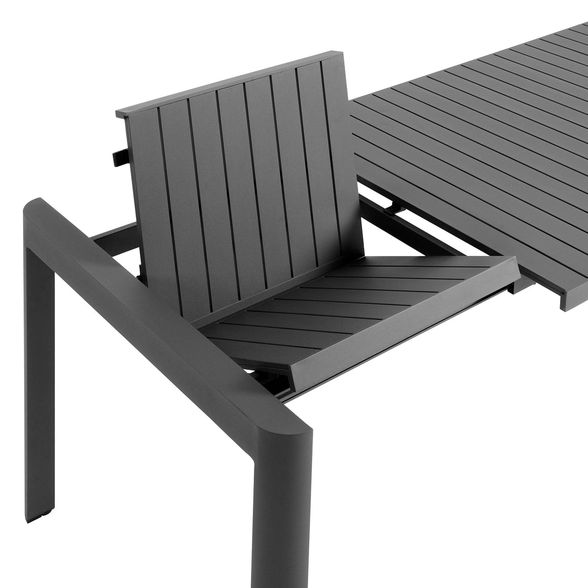 Tahoe Outdoor Patio Aluminum Extendable Dining Table by Modway