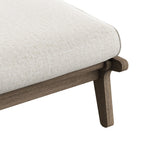 Saratoga Outdoor Patio Teak Ottoman by Modway