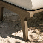 Saratoga Outdoor Patio Teak Ottoman by Modway