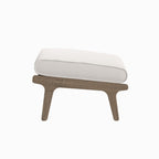 Saratoga Outdoor Patio Teak Ottoman by Modway