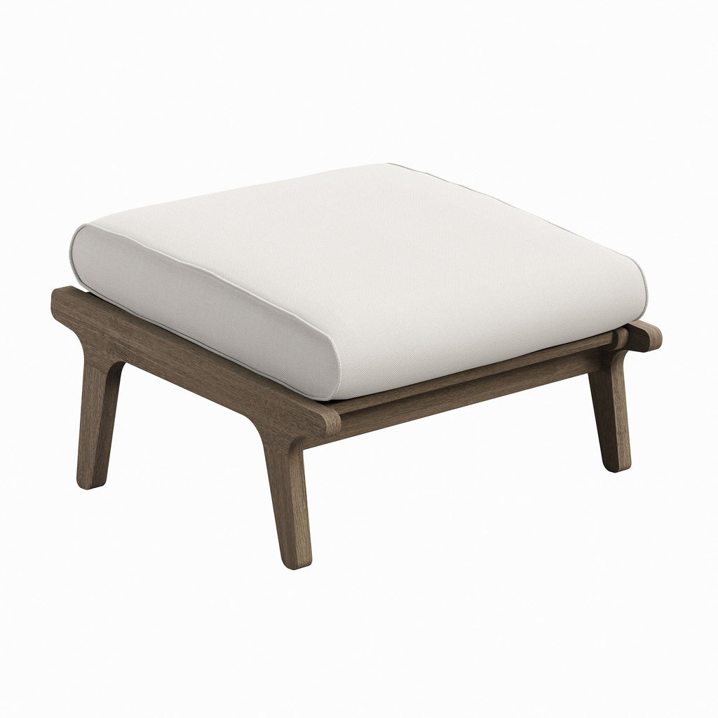 Saratoga Outdoor Patio Teak Ottoman by Modway