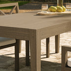 Northlake 83" Rectangular Outdoor Patio Teak Dining Table by Modway