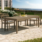 Northlake 83" Rectangular Outdoor Patio Teak Dining Table by Modway