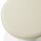 Lippa Vegan Leather Round Stool by Modway