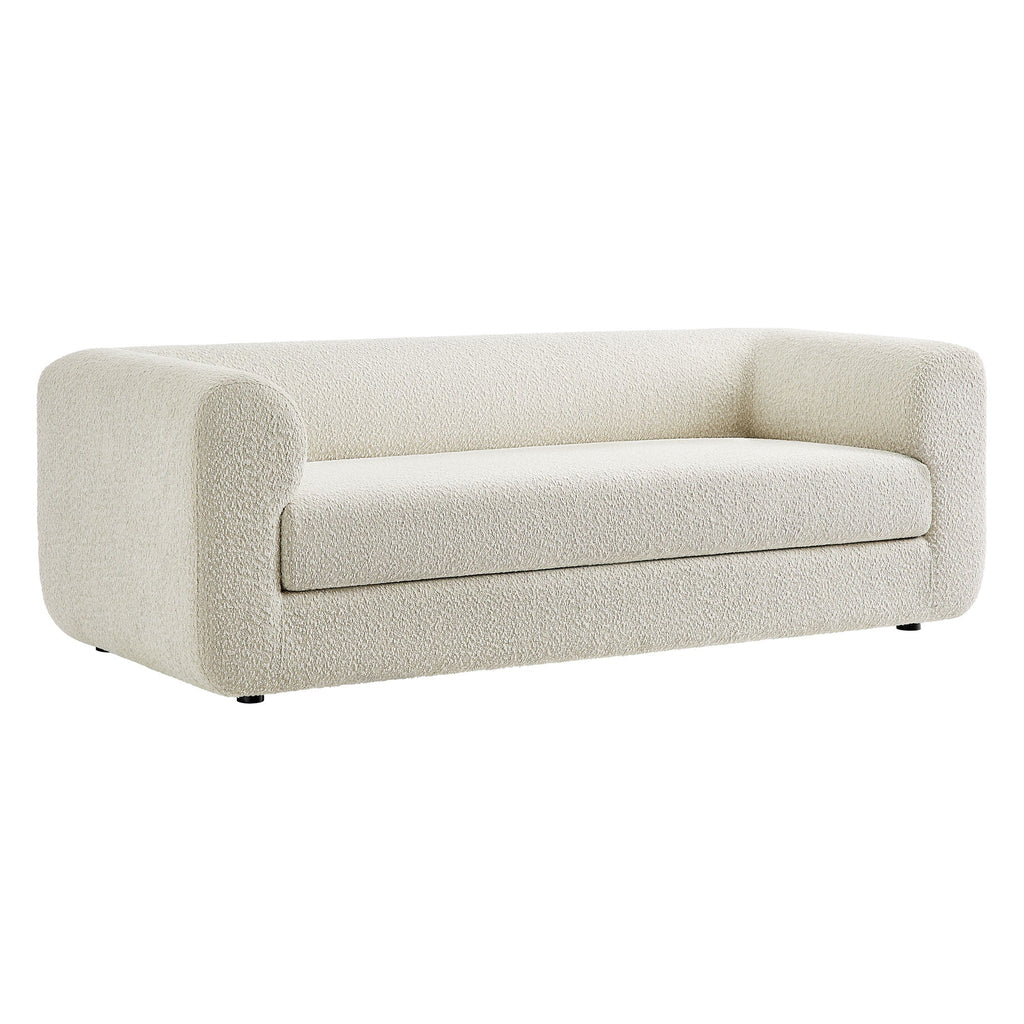 Leif 89" Boucle Upholstered Sofa by Modway