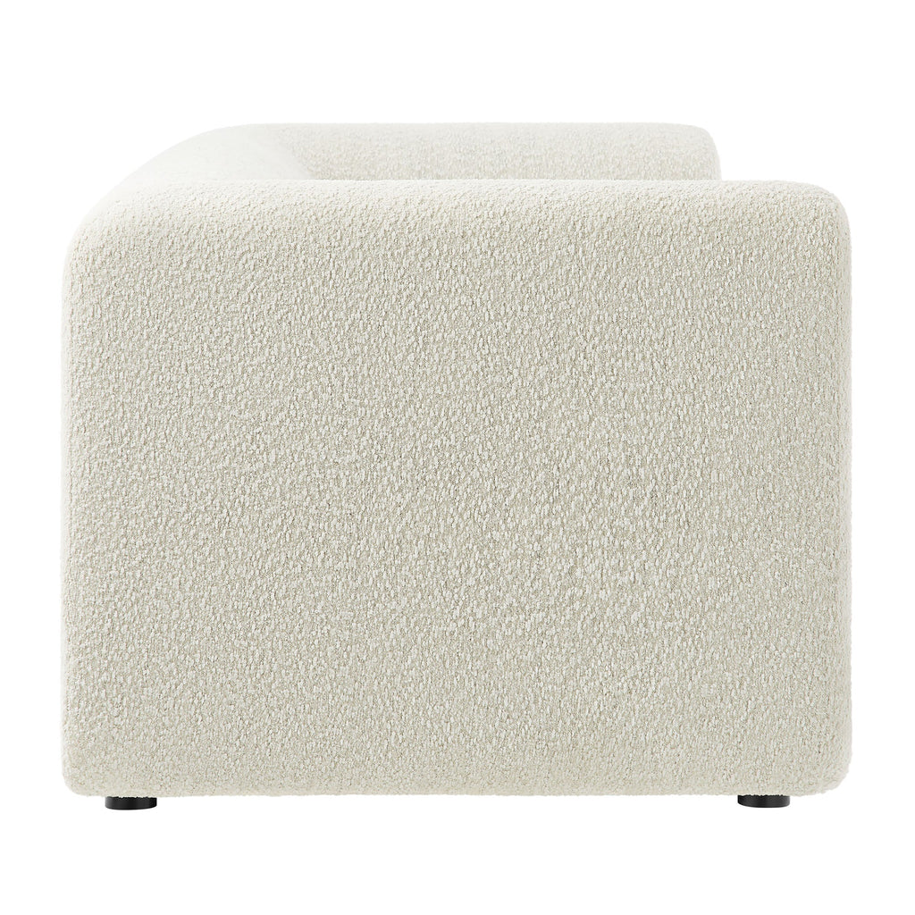 Leif 89" Boucle Upholstered Sofa by Modway