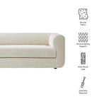 Leif 89" Boucle Upholstered Sofa by Modway