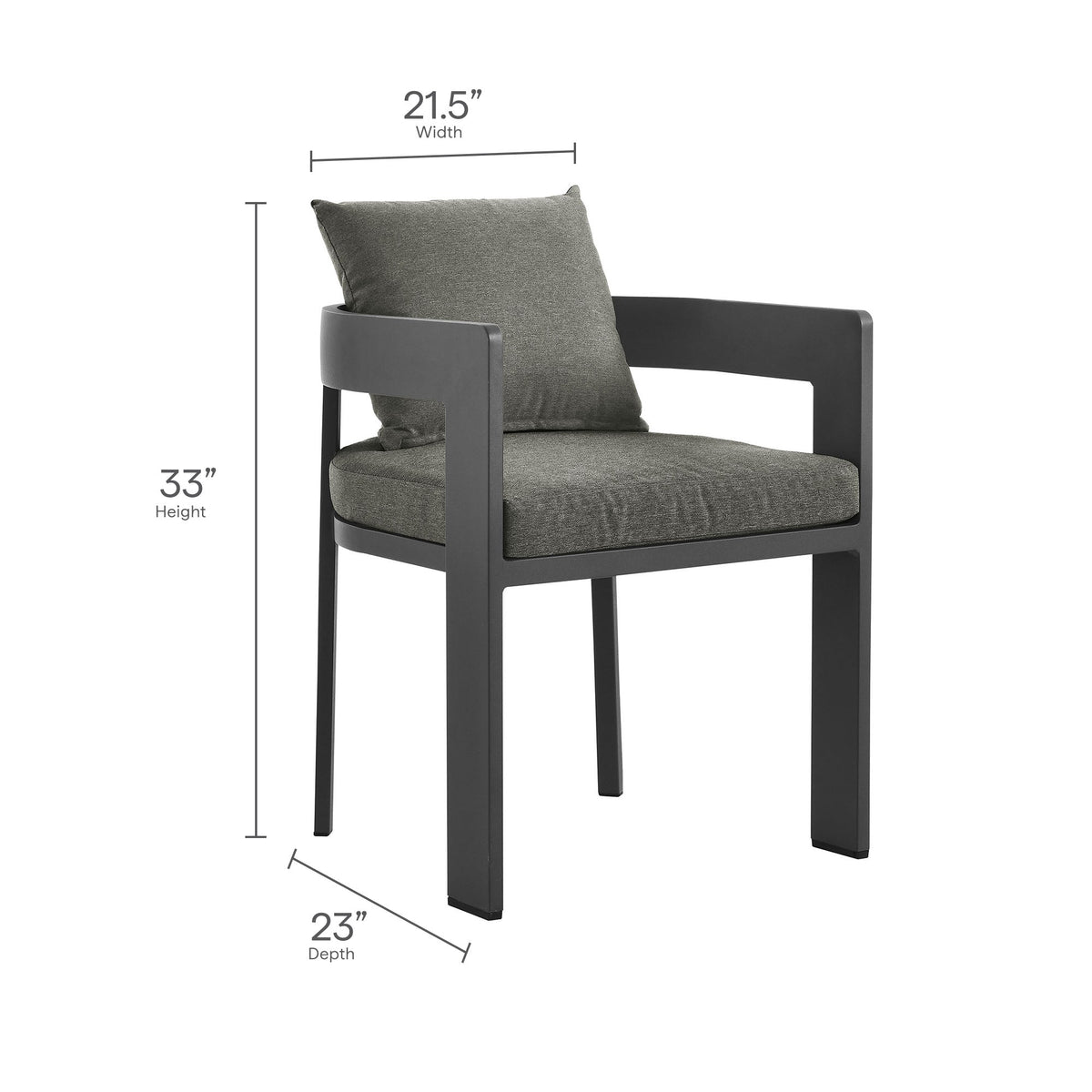 Tahoe 9-Piece Outdoor Patio Aluminum Dining Set With Extendable Table by Modway