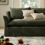 Somerset 92" Linen Blend Slipcovered Sofa by Modway