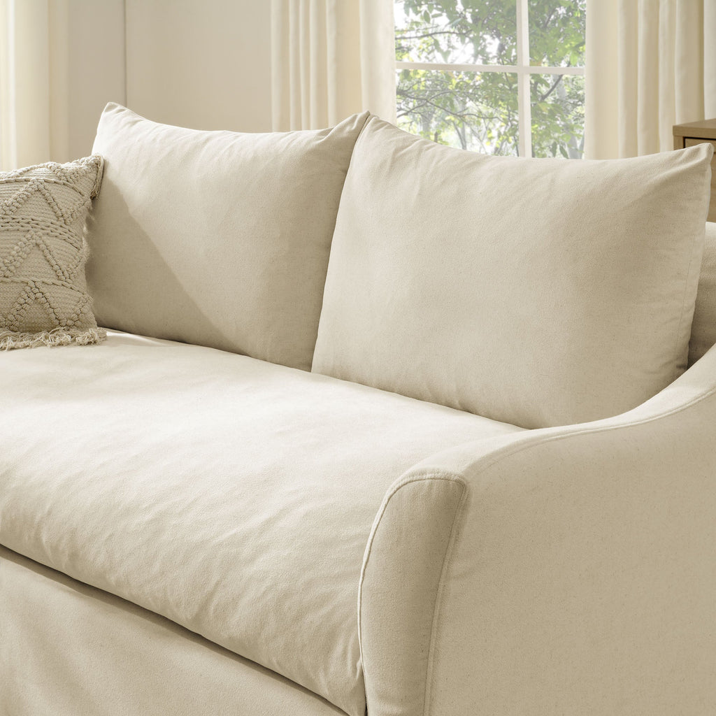 Somerset 70" Linen Blend Slipcovered Loveseat by Modway