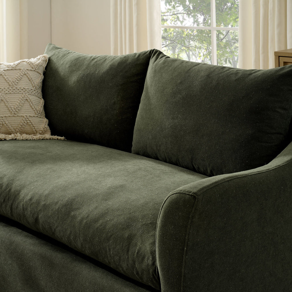 Somerset 70" Linen Blend Slipcovered Loveseat by Modway