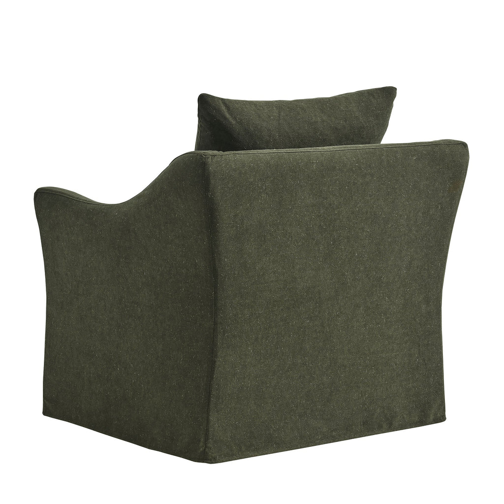 Somerset Linen Blend Slipcovered Armchair by Modway