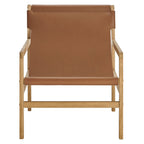 Sonora Leather Sling Chair by Modway