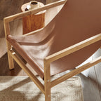 Sonora Leather Sling Chair by Modway
