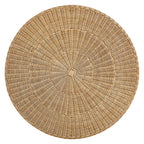 Ainsley 32 Inch Round Natural Rattan Coffee Table by Modway