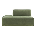 Restore Performance Fabric Upholstered Left-Facing Armless Modular Chaise by Modway