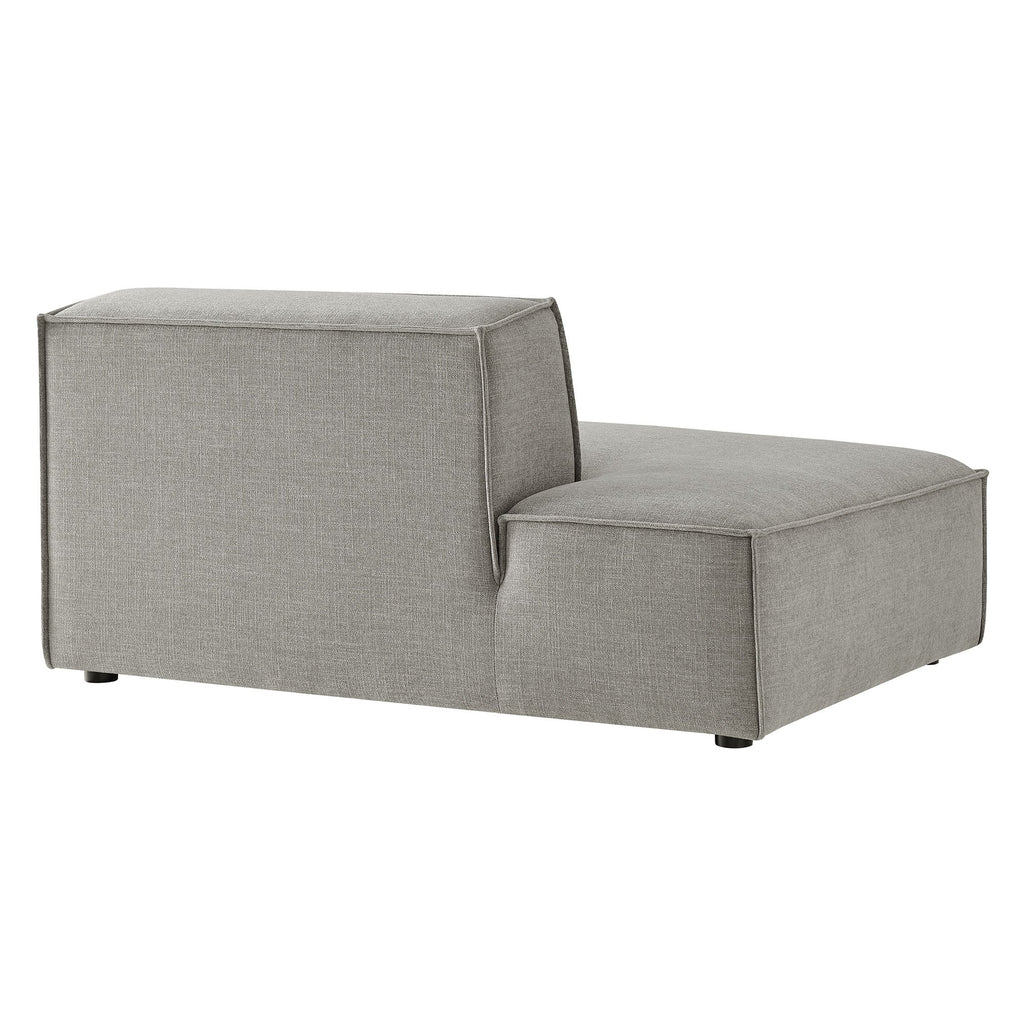 Restore Performance Fabric Upholstered Left-Facing Armless Modular Chaise by Modway