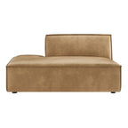 Restore Vegan Leather Left-Facing Armless Modular Chaise by Modway